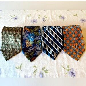 Eclectic Grandpa Funky Retro Bohemian Tie Bundle
